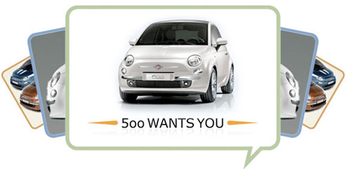 Fiat 500 - Bebo Profile Skin