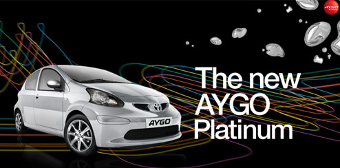 Toyota Aygo - Bebo Profile Skin