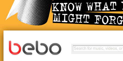 DrinkAware - Bebo Homepage Takeover