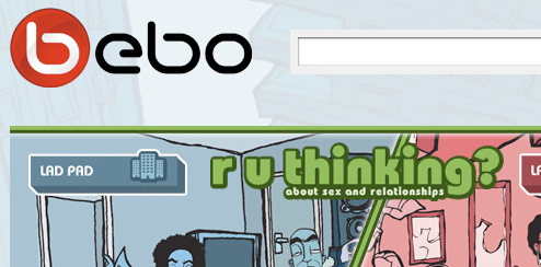 Are You Thinking? - Bebo Homepage Takeover