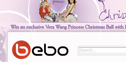 Vera Wang Princess - Bebo Profile Skin