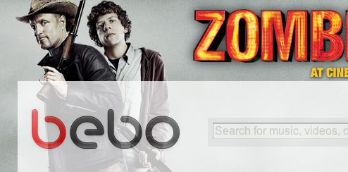 Zombieland - Bebo Homepage Takeover